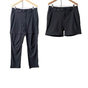 The north Face Convertible Camping Hiking Pants to Shorts size 12